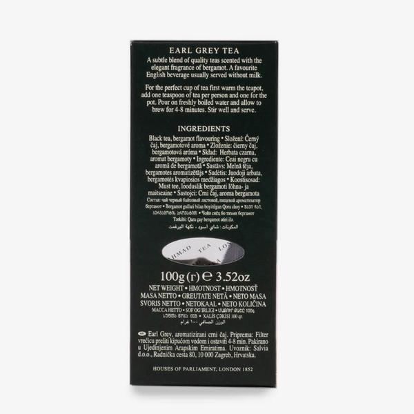 TRÀ AHMAD ANH QUỐC - BÁ TƯỚC - Earl Grey - Chắt lọc sự tinh túy