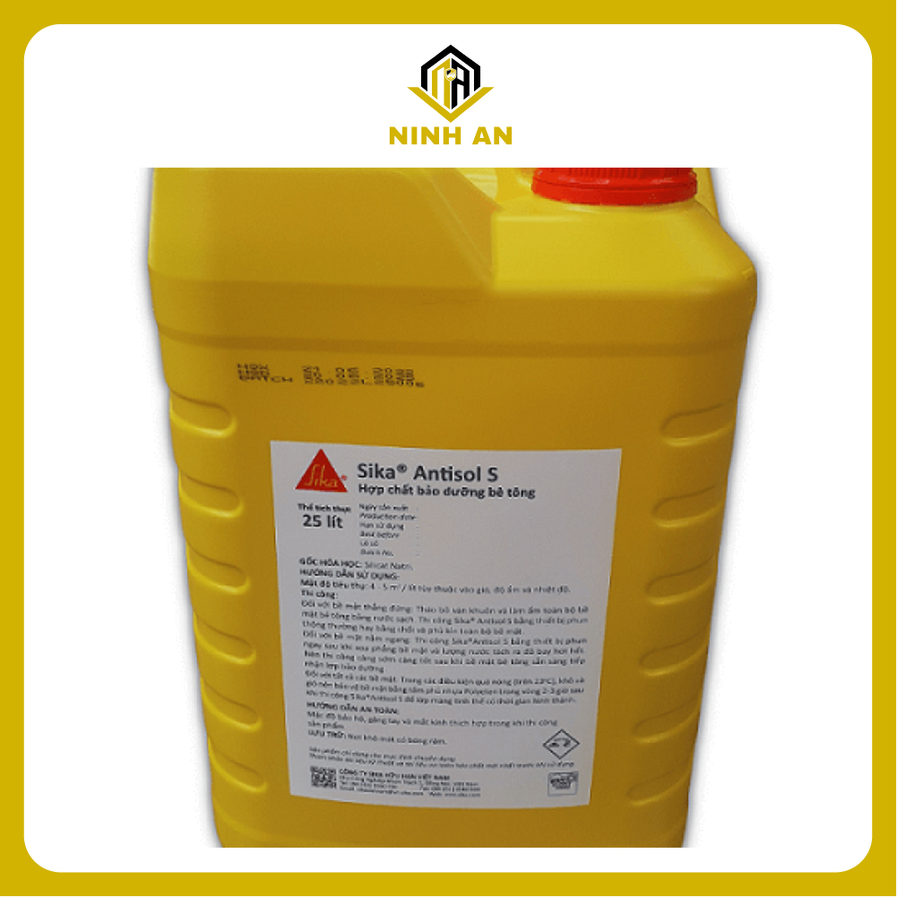 Sika Antisol S - Can 25L - Hợp chất bảo dưỡng bê tông