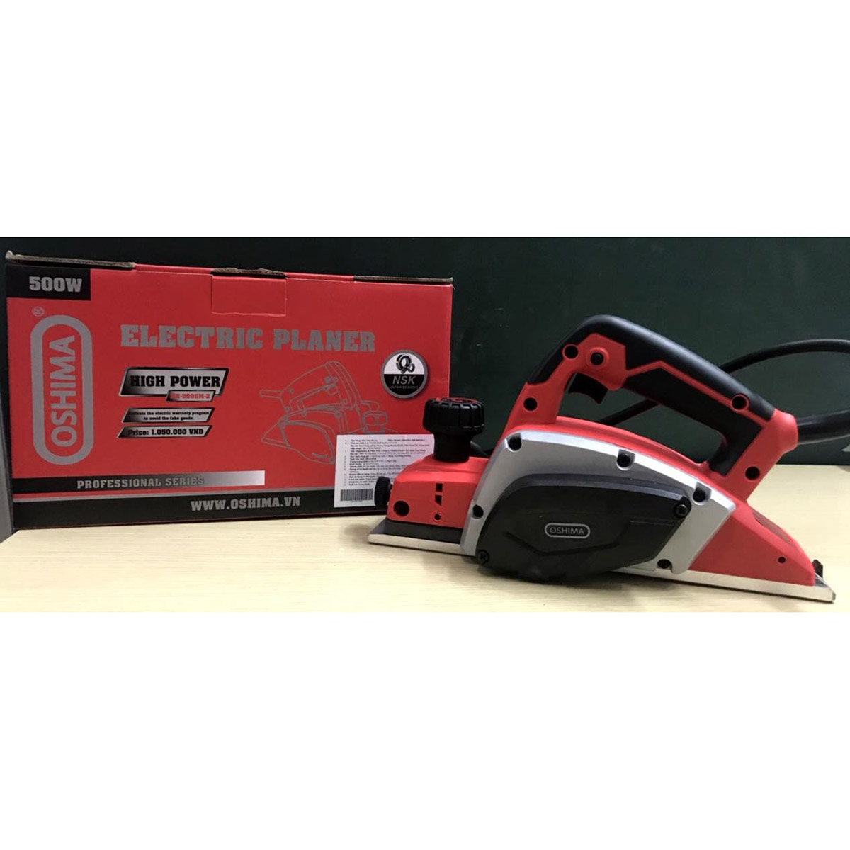 Máy Bào Gỗ Cầm Tay ABG Oshima MB500SM Công Suất 500W Đa Năng Hoạt Động Mạnh Mẽ Bền Bỉ, Thiết Kế Nhỏ Gọn, Sử Dụng Lâu Dài An Toàn Và Tiết Kiệm Sức Lực Thời Gian Cho Người Dùng - Hàng Chính Hãng