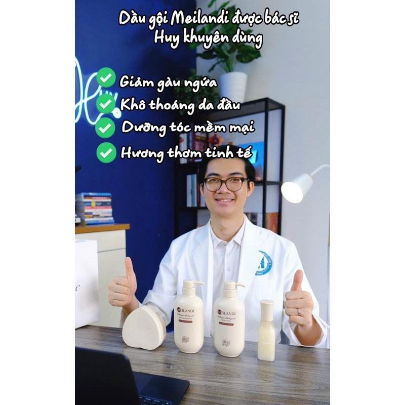 Kem hấp ủ tóc sinh học Meilandi Bioremediation Repairing hair mask siêu mềm mượt, giảm xơ rối 350ml