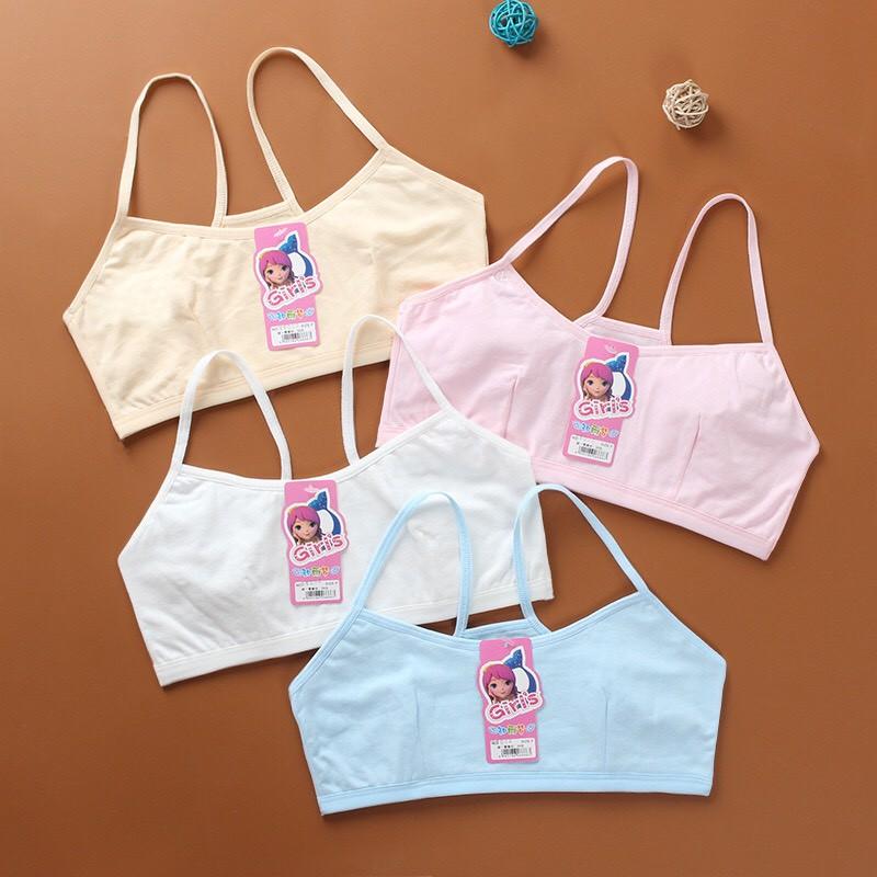 Bra / Áo Lá Học Sinh Cotton Hai Lớp Xuất Hàn ( AL : 134 ) Hàng Loại Đẹp.