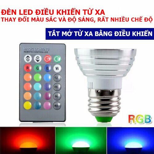 Bóng Đèn Tròn Led nhiều màu điều khiển từ xa nhiều chế độ SIGATO SGT379