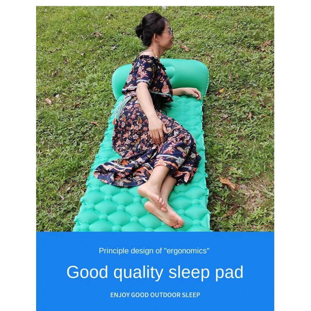 Camping Inflatable Sleeping Pad Tent Mat Cushion Air Mattress