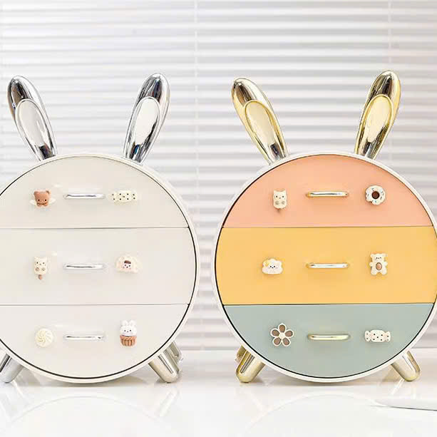 Kệ Đựng Mỹ Phẩm Để Bàn – Tủ Trang Điểm Mini – Hộp Lưu Trữ Nước Hoa &amp; Đồ Make Up - HÀNG CHÍNH HÃNG MINIIN