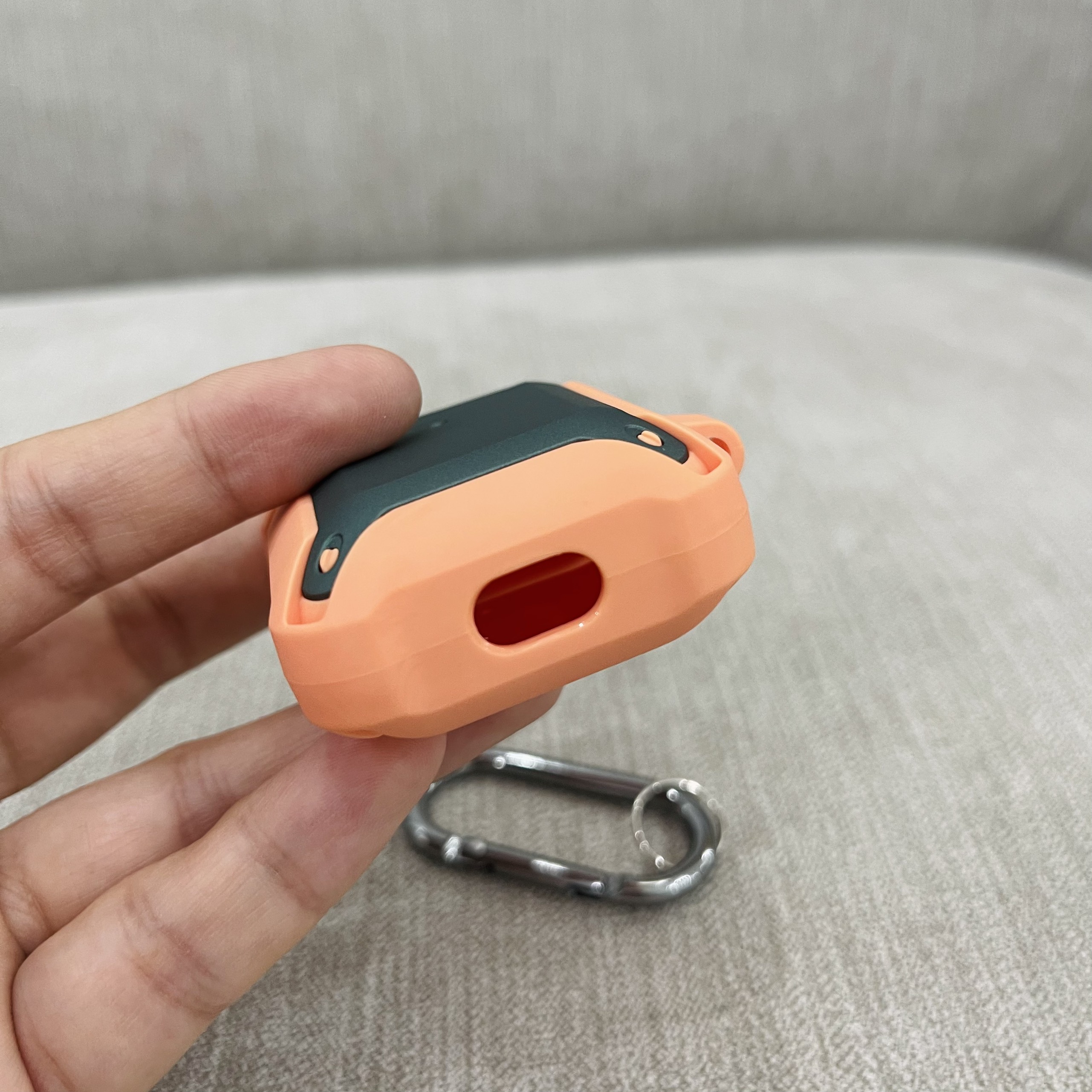 Case Chống Sốc 360 Độ Cho Airpods 1 / Airpods 2 - Màu Cam