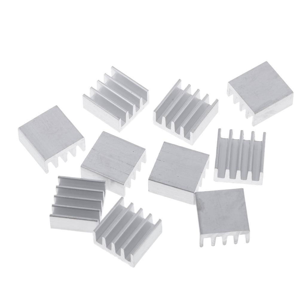 10PK Aluminum Heatsink Cooling Fin 14x14x7mm Power Source Heat Sink