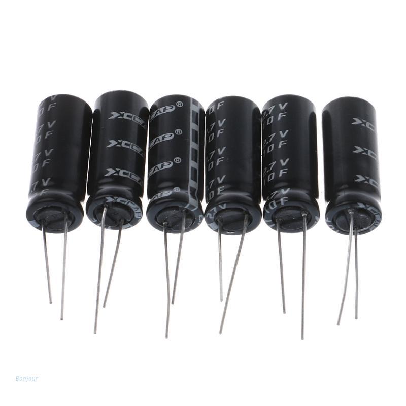 Linh Kiện Tụ Điện Bonjour 6x 2.7v 10f 10x26mm