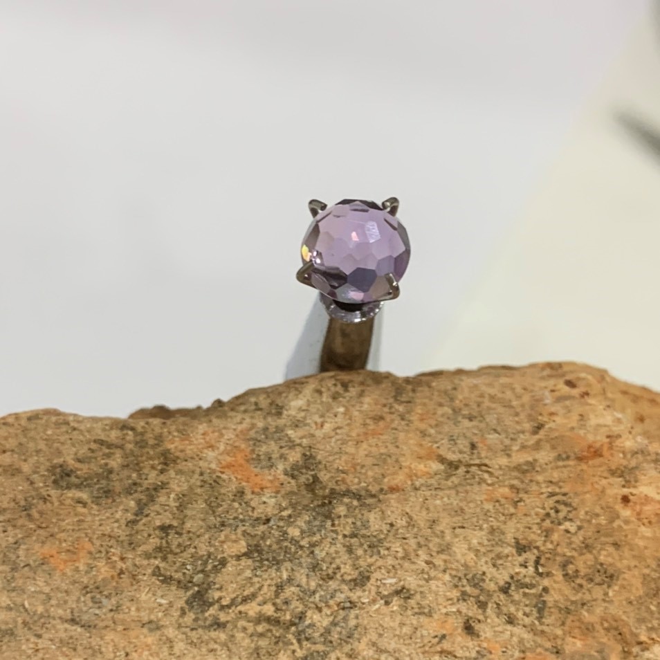 Viên đá thạch anh tím (Amethyst) thiên nhiên_HA-G000520