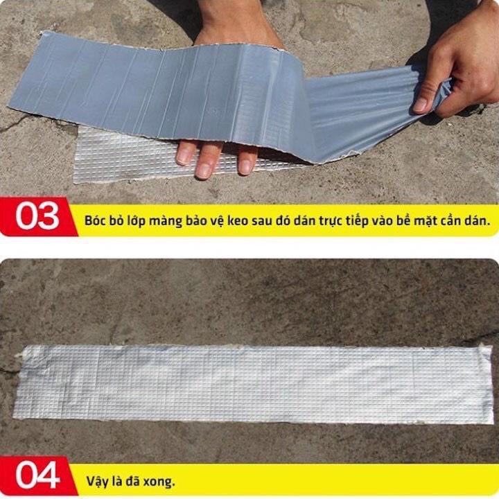 Băng keo chống thấm, rộng 5cm/10cm, miếng dán siêu dính độ bền cao
