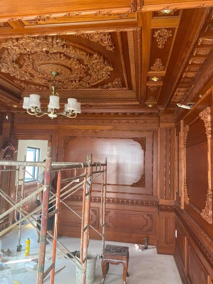 Ốp trần gỗ tự nhiên