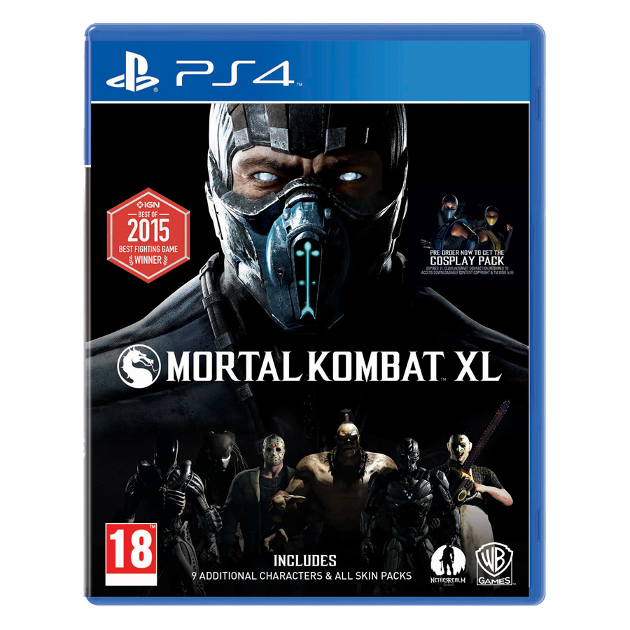 Đĩa Game PlayStation PS4 Sony Mortal Kombat XL Hệ EU - Hàng Nhập Khẩu