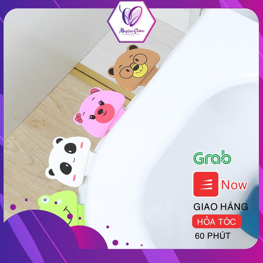 Miếng nhựa lật nắp bồn cầu, miếng gạt nắp WC hình thú Master Store