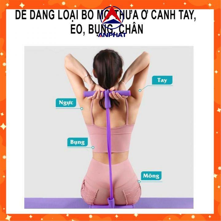 Dây kéo đàn hồi tập cơ bụng, Dây thun tập bụng đa năng nhiều màu sắc