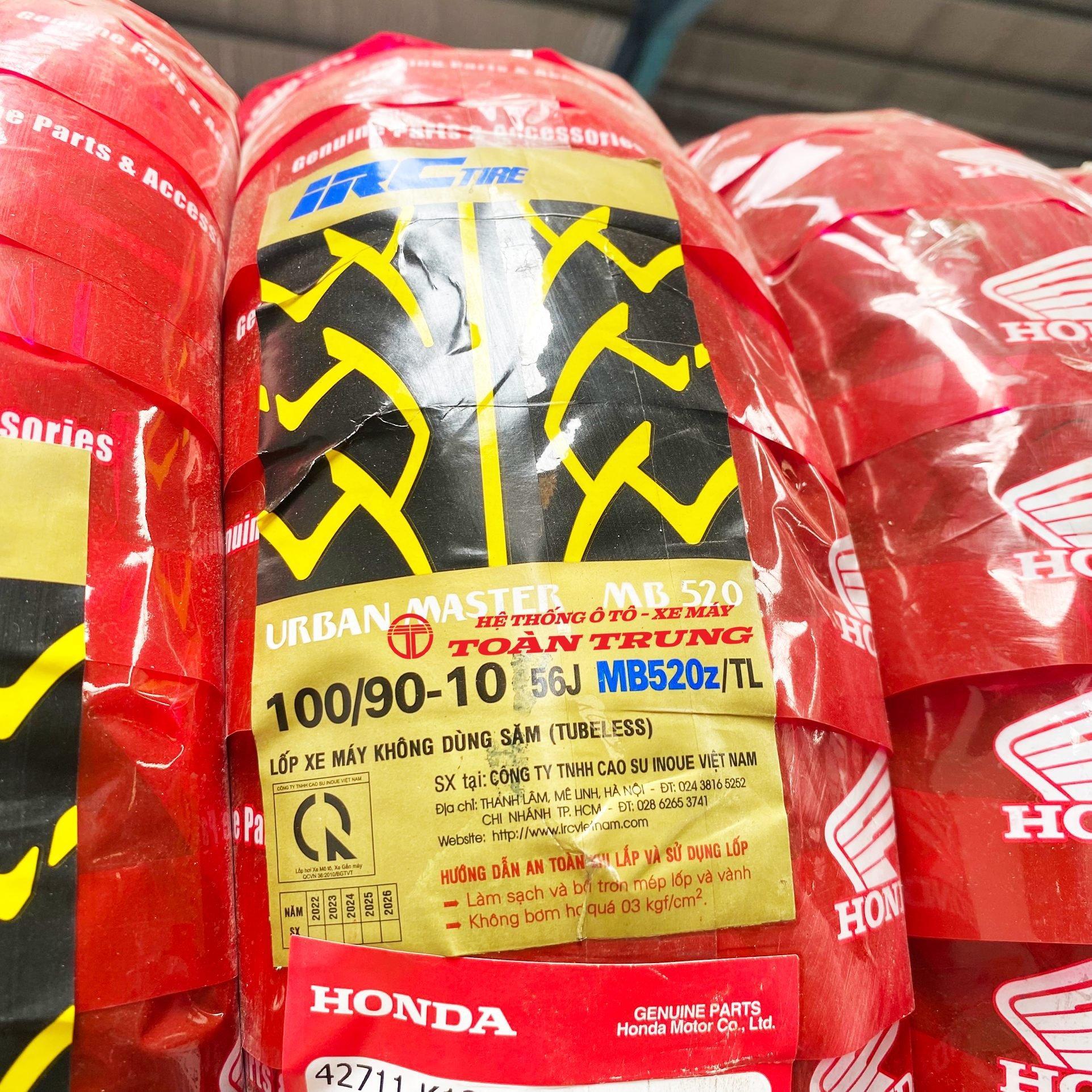 Lốp sau LEAD, SCR chính hãƞg Honda &quot;42711K12931&quot; kích thước lốp 100-90-10
