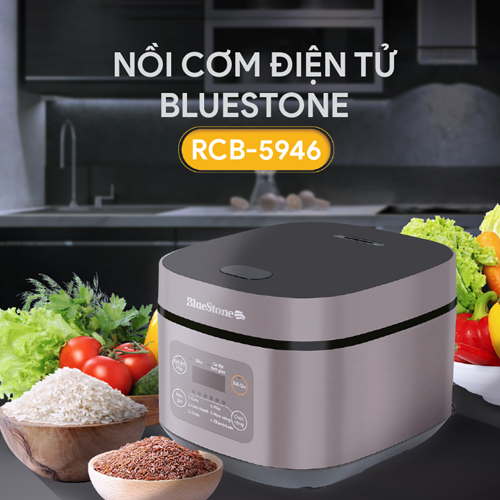 Nồi cơm điện tử Bluestone 1.5 lít RCB-5946 - Hàng chính hãng