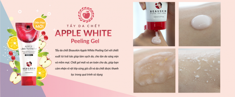 Tẩy da chết cao cấp Beauskin Apple white peeling gel 29