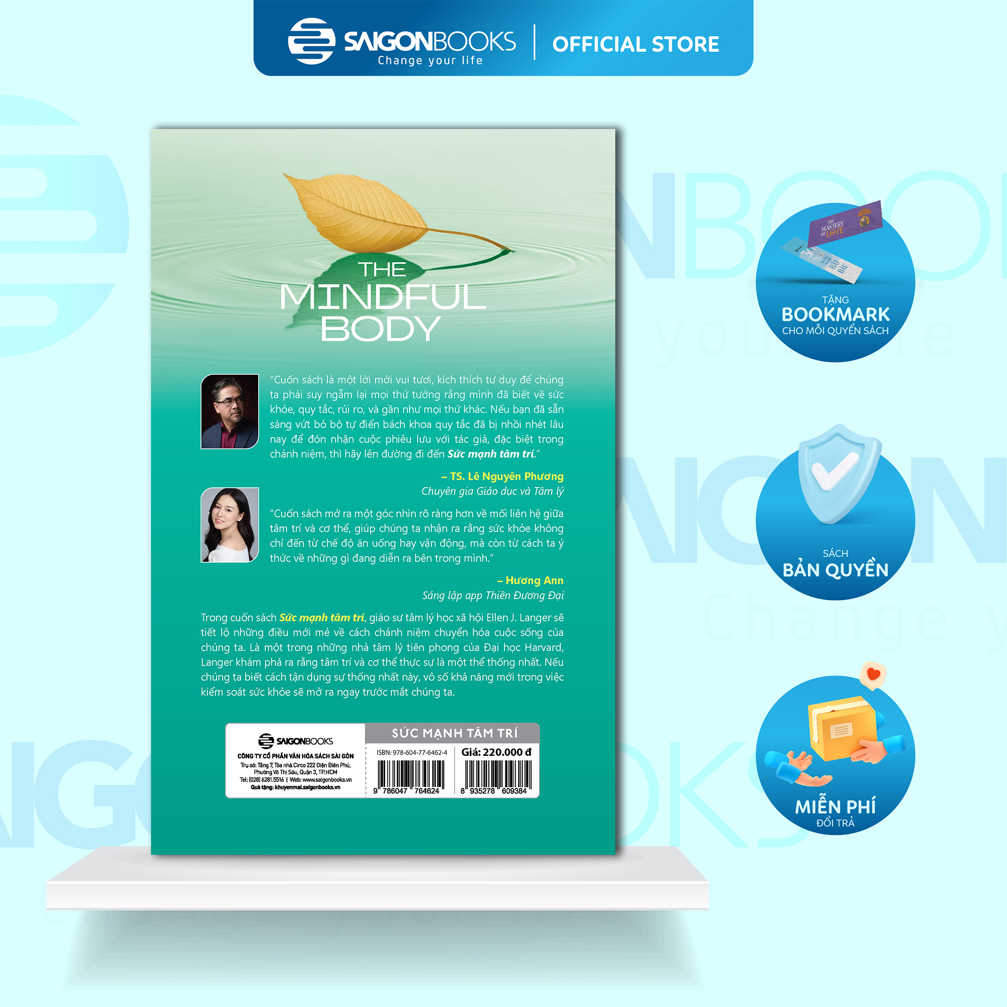 Sách - The Mindful Body - Sức Mạnh Tâm Trí - Ellen J. Langer