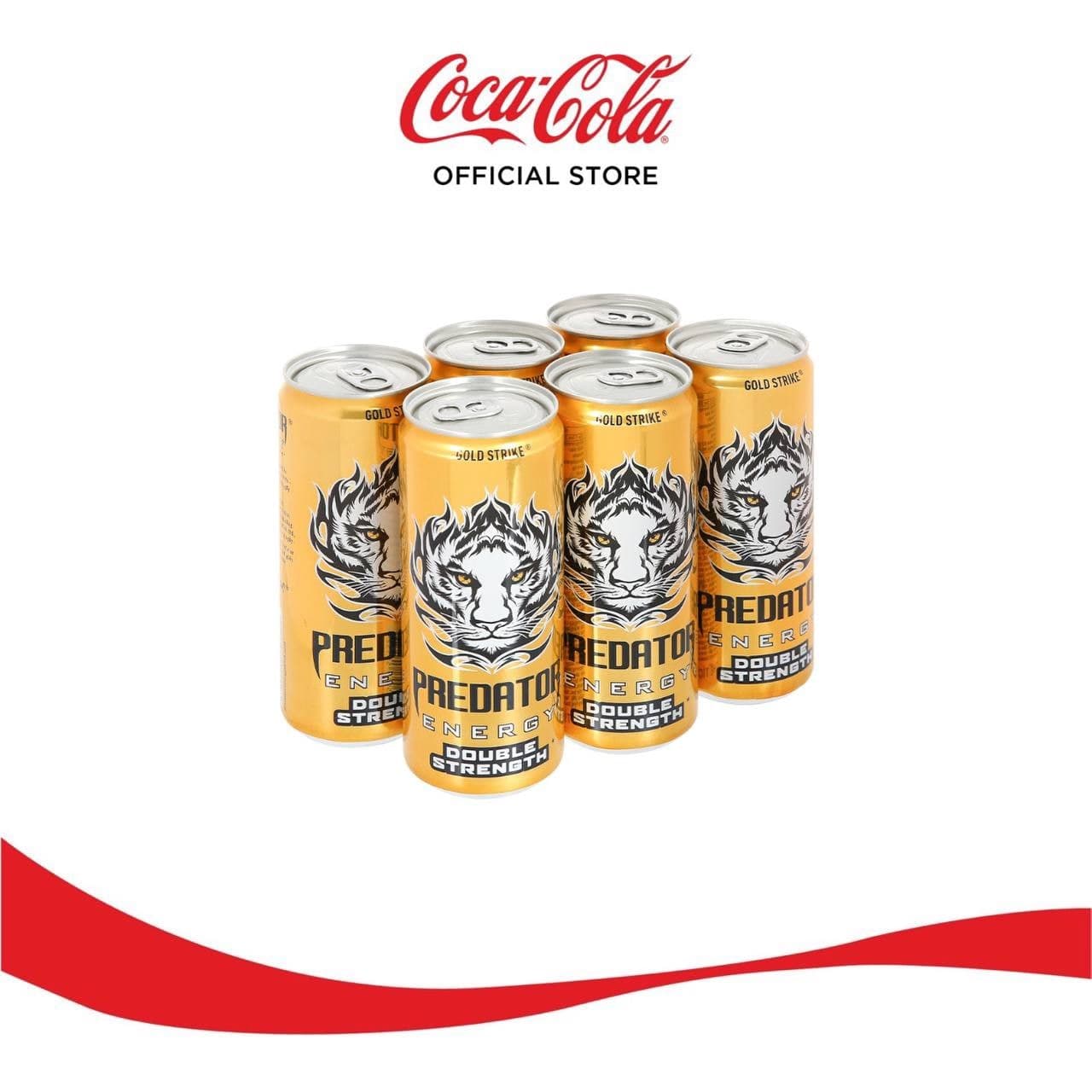 Lốc 6 Lon Nước Tăng Lực Mãnh Thú Predator (330ml/lon)