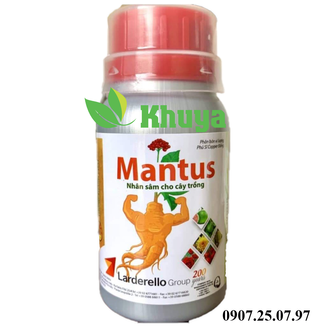 Phân bón Đồng Sinh Học Mantus 100ml Nhân Sâm Cho Cây Trồng