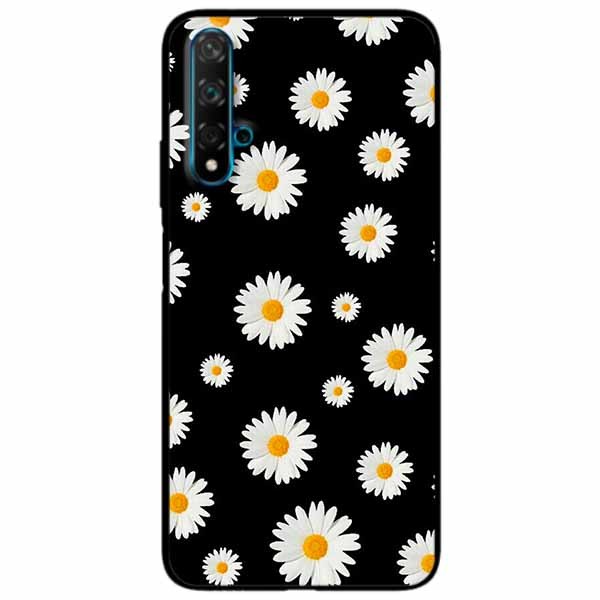 Ốp lưng in cho Huawei Nova 5T Mẫu Hoạ Tiết Hoa Cúc
