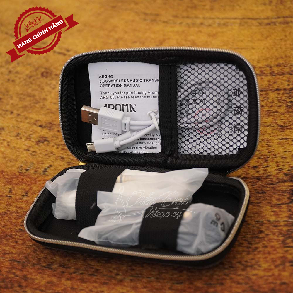 Bộ Thu Phát Tín Hiệu Âm Thanh Không Dây AROMA ARG-05