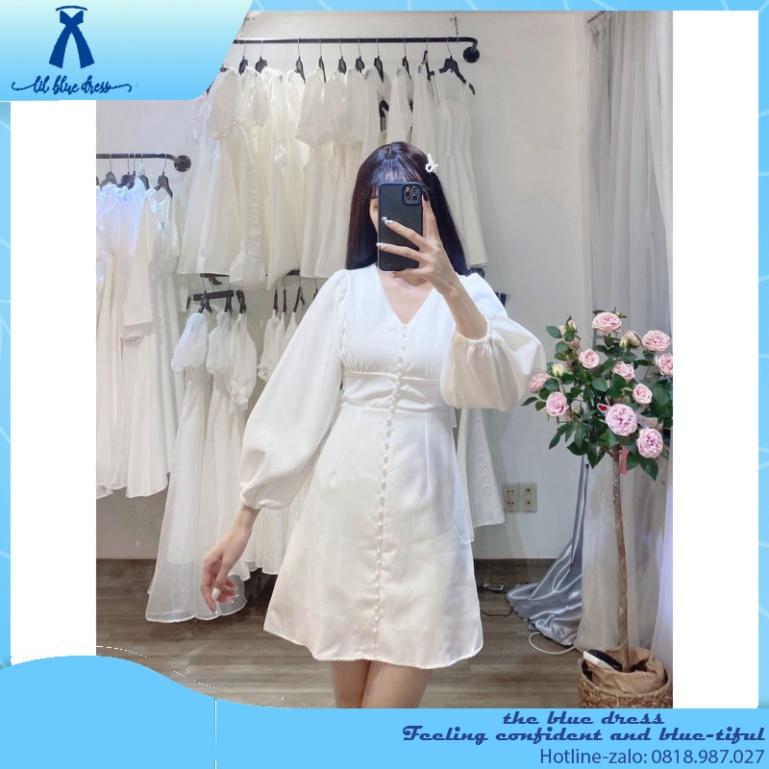 QUẢNG CHÂU CAO CẤP Đầm Dự Tiệc Trắng Cổ Tim Tay Phồng lady bigsize công chúa tiệc cưới giá rẻ đẹp size lớ