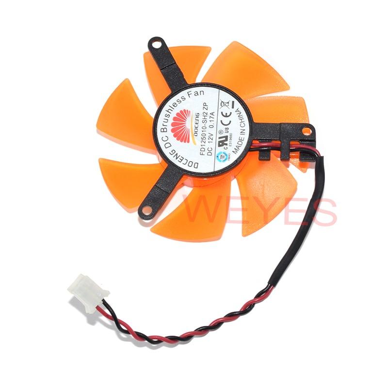 Fd125010Quạt tản nhiệt đồ họa SH2 0.17A 39mm 2wire 47mm cho GT220 GTS210