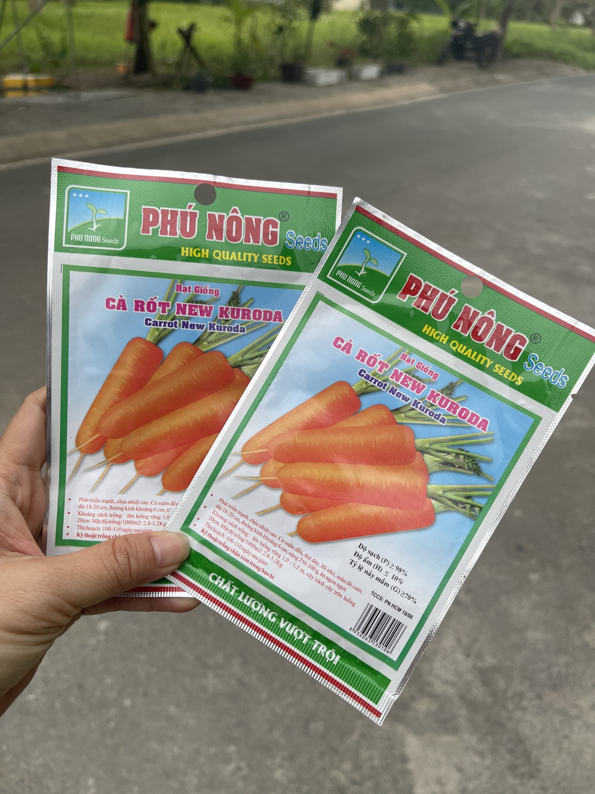 HẠT GIỐNG CÀ RỐT PHÚ NÔNG -2 GRAM