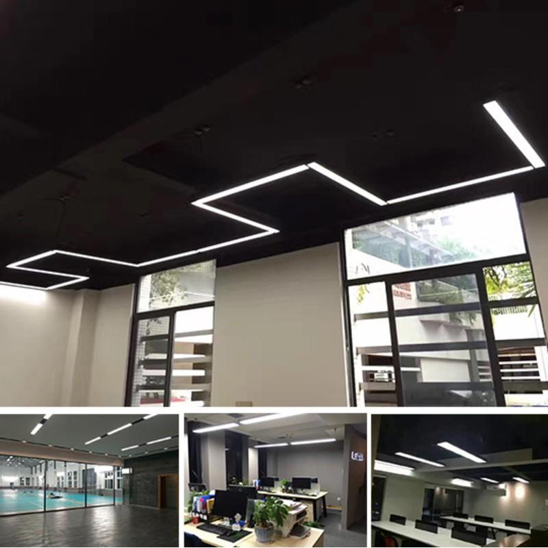 Đèn thả văn phòng - đèn thả máng cao cấp khung nhôm, led loại 1 POLI