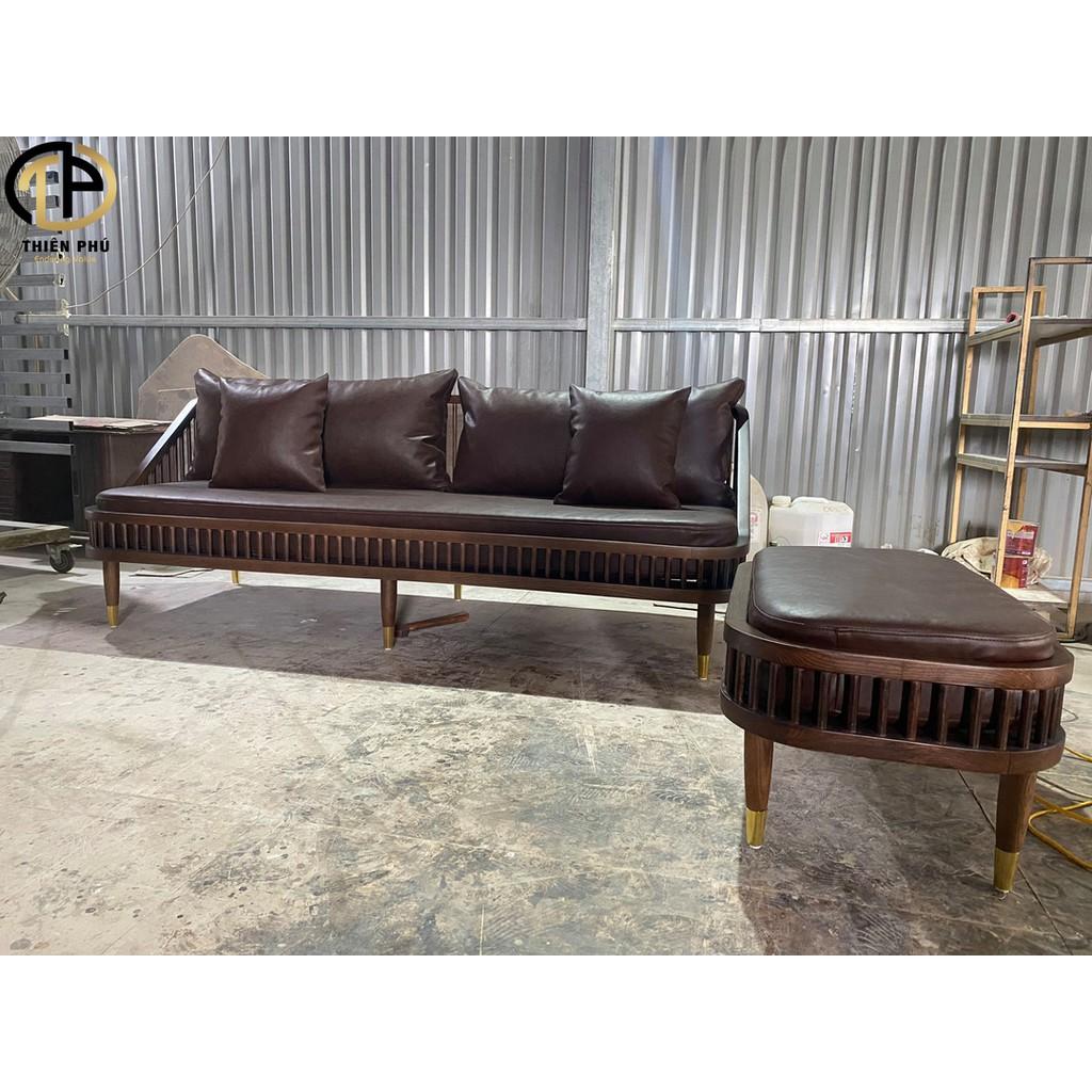 Bộ Sofa Chung Cư KBH Bọc Da Cao Cấp