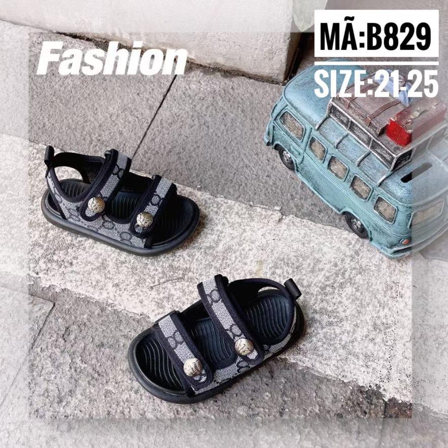 Sandal cá tính cho bé 829 - Sandal tập đi - Dép lê siêu nhẹ - Full box