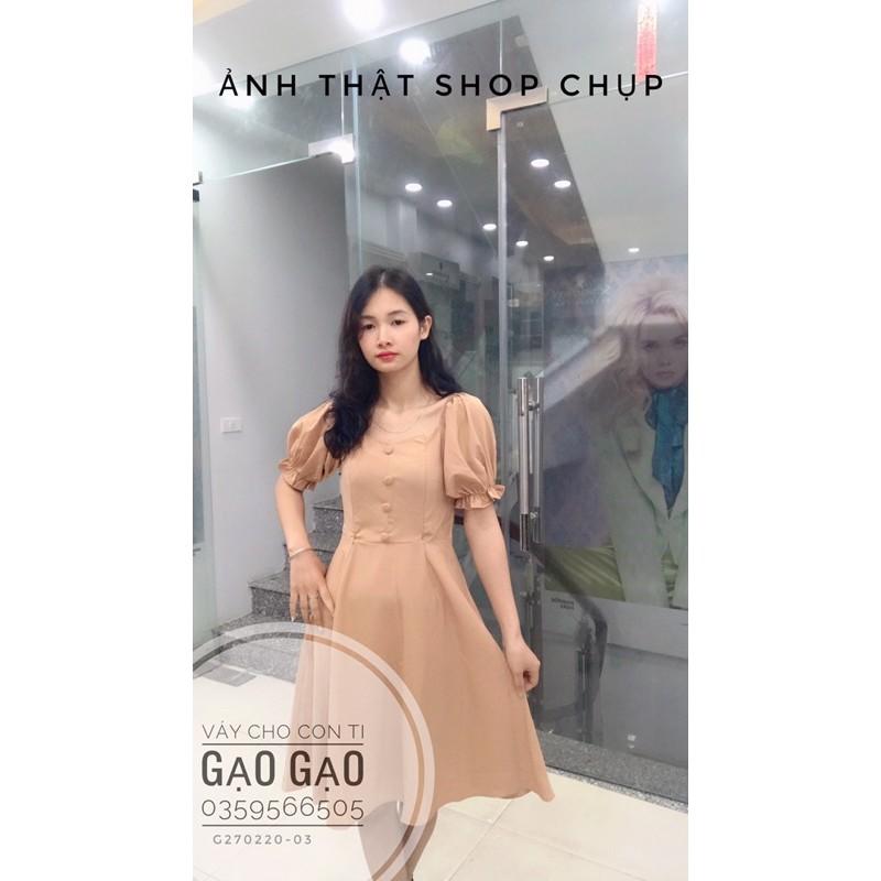 Váy cho con bú 2 màu đỏ be