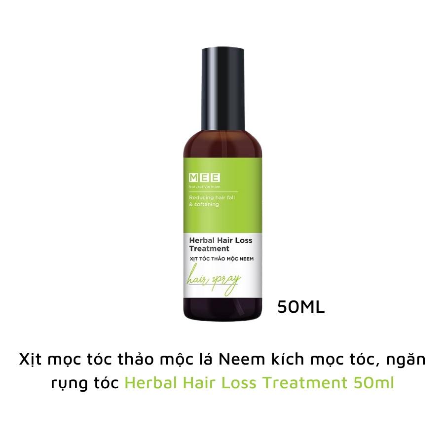 Xịt Mọc Tóc Thảo Mộc Mee Natural - Ngăn Rụng Tóc, Kích Thích Mọc Tóc Herbal Hair Loss Treatment 50ml