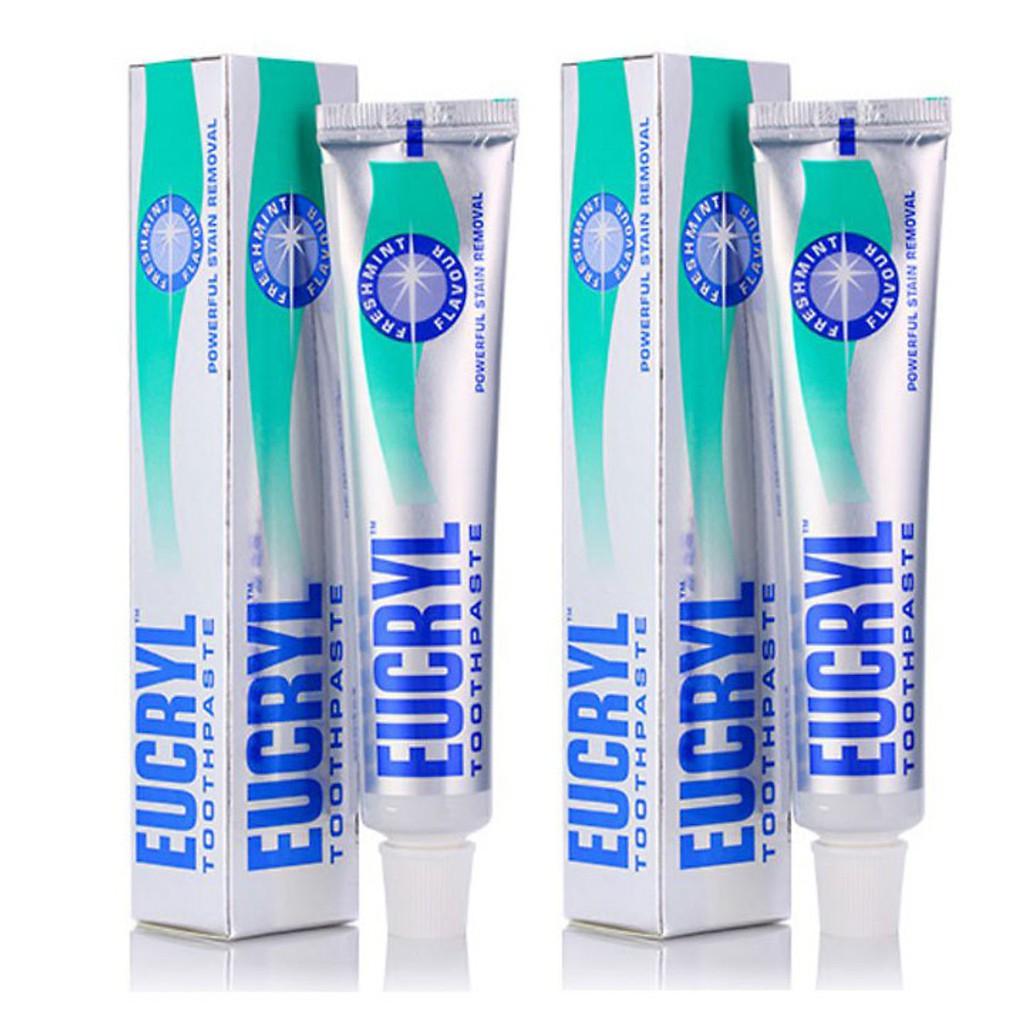 Kem Đánh Răng Eucryl, Tẩy Trắng Eucryl Toothpaste 62g