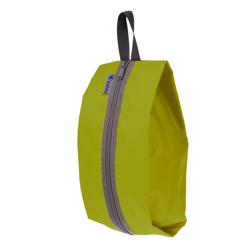 4pcs/set Waterproof Portable Travel Shoes Bag with Zipper for Outdoor Sports Camping Hiking