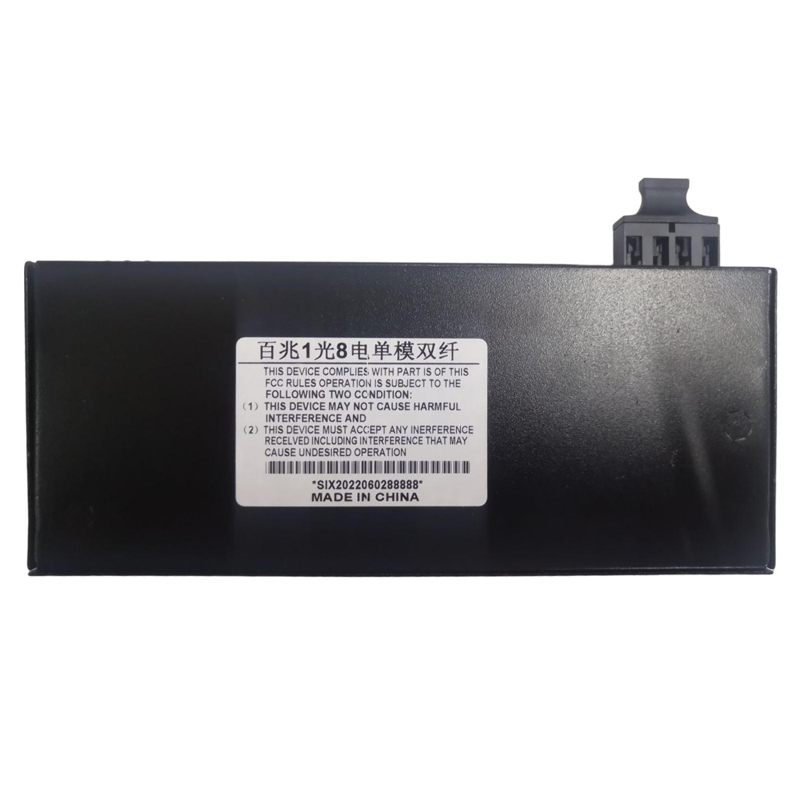 10/100Mbps Fiber Optic Ethernet Media Converter Adapter Gigabit Single Mode