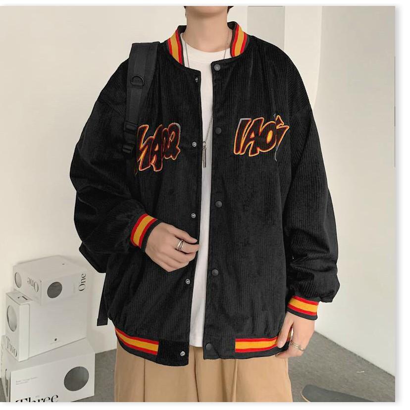 ÁO KHOÁC NHUNG BOMBER UNISEX NAM NỮ 1HIT1 FASHION