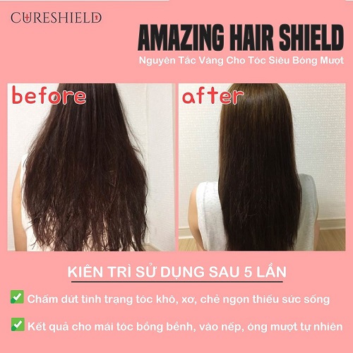 Mặt nạ 3 bước bảo vệ tóc hư tổn - Amazing Hair Shield