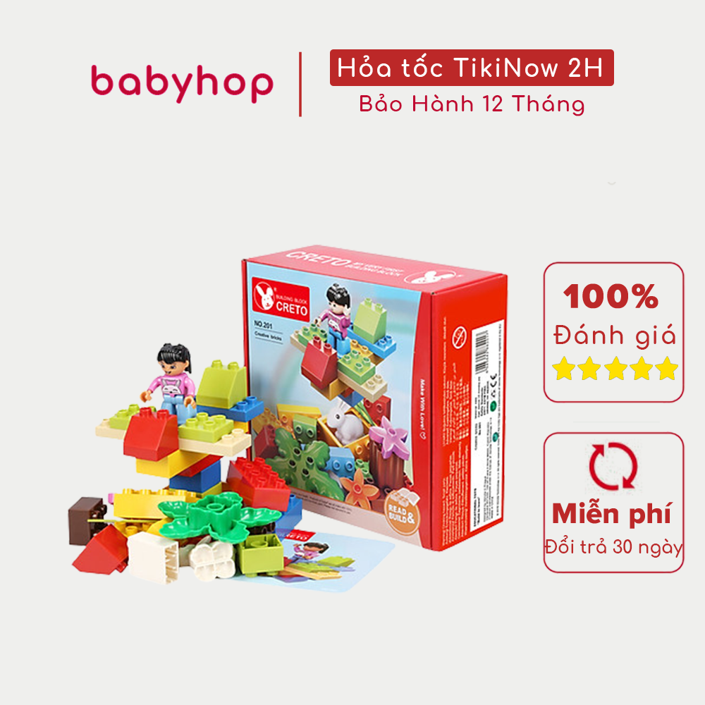 Bộ Đồ Chơi Xếp Hình Creto N201 – Ngôi Nhà Hạnh Phúc