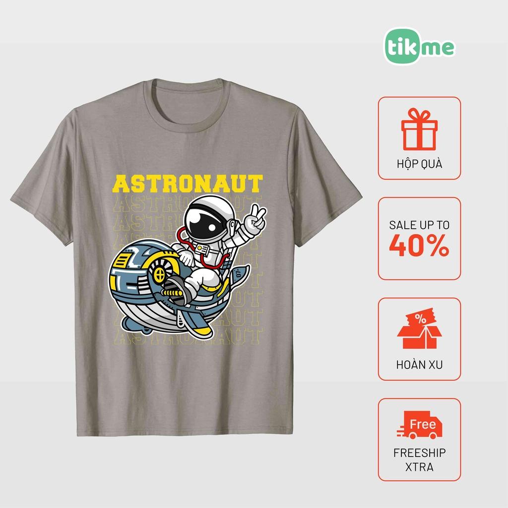 Áo thun cotton unisex phi hành gia tổ lái size XS-3XL 100% cotton