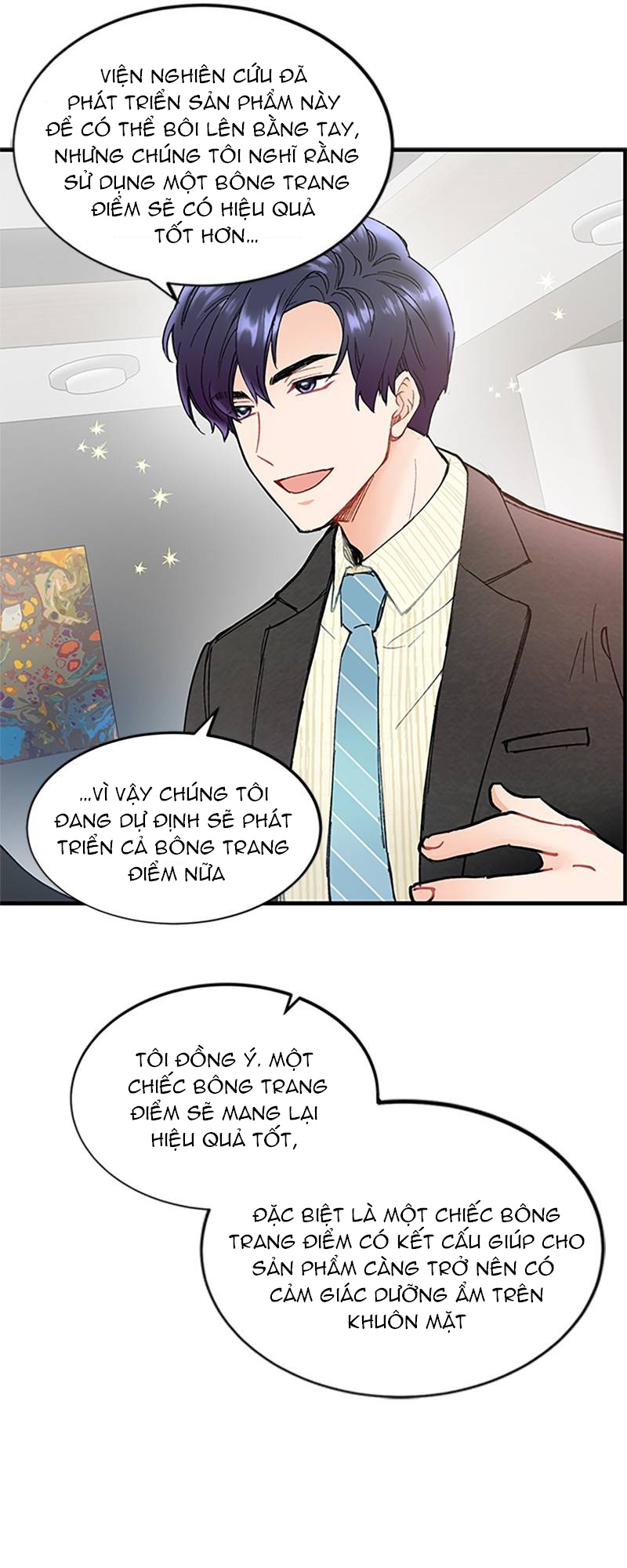 tiền bối, đừng đánh màu son đó! chapter 1 35