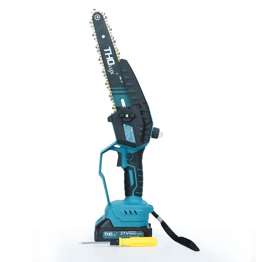 Máy cưa xích pin Tholux M-8816 700W Chiều dài lam 8inch, pin 5cel