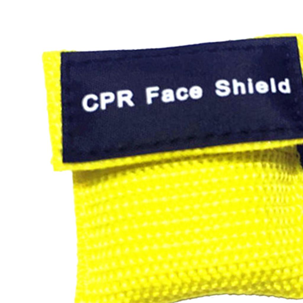 CPR Mask Keychain Emergency Survial Rescue Face Shield For First Aid