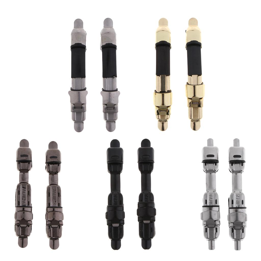 2pcs Metal Fishing Reel Seat Fishing Rod Clip Pole Fitted Deck DIY