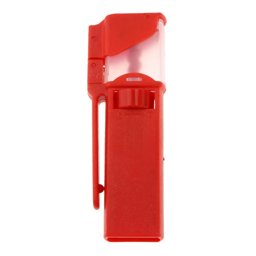 5pcs Lightweight ABS Live Bloodworm Clip Baits Clip Fishing Bait Bander Tool