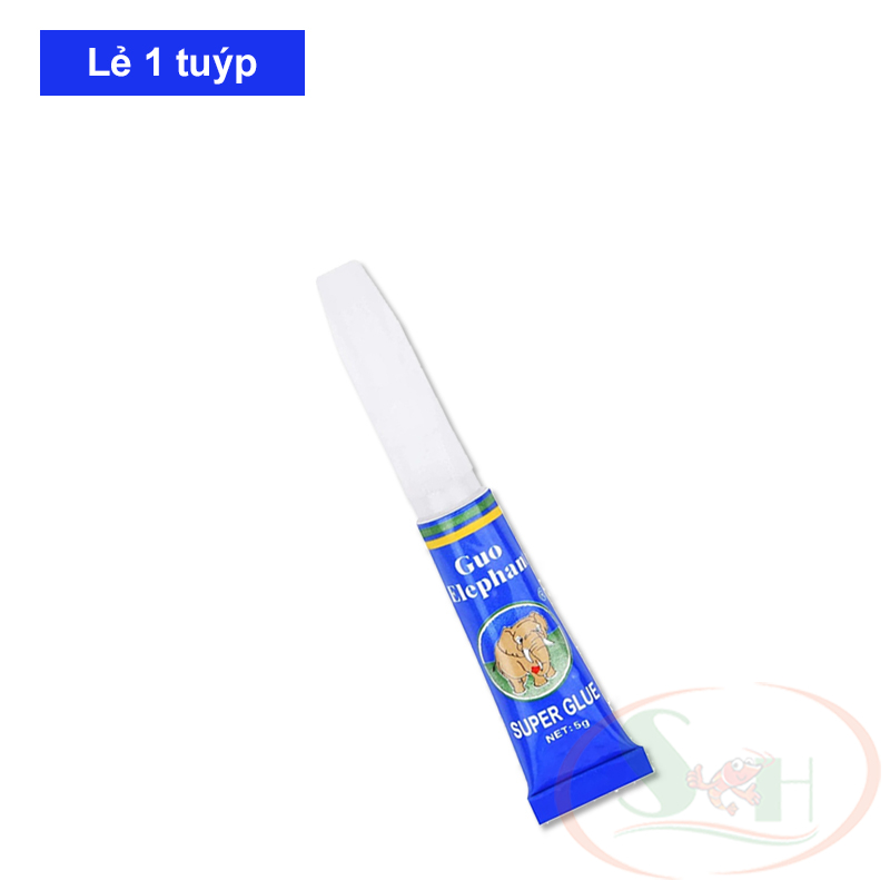 Keo dán Guo Elephant Instant Gel đa năng dán cây lũa đá san hô bể thủy sinh cá tép cảnh