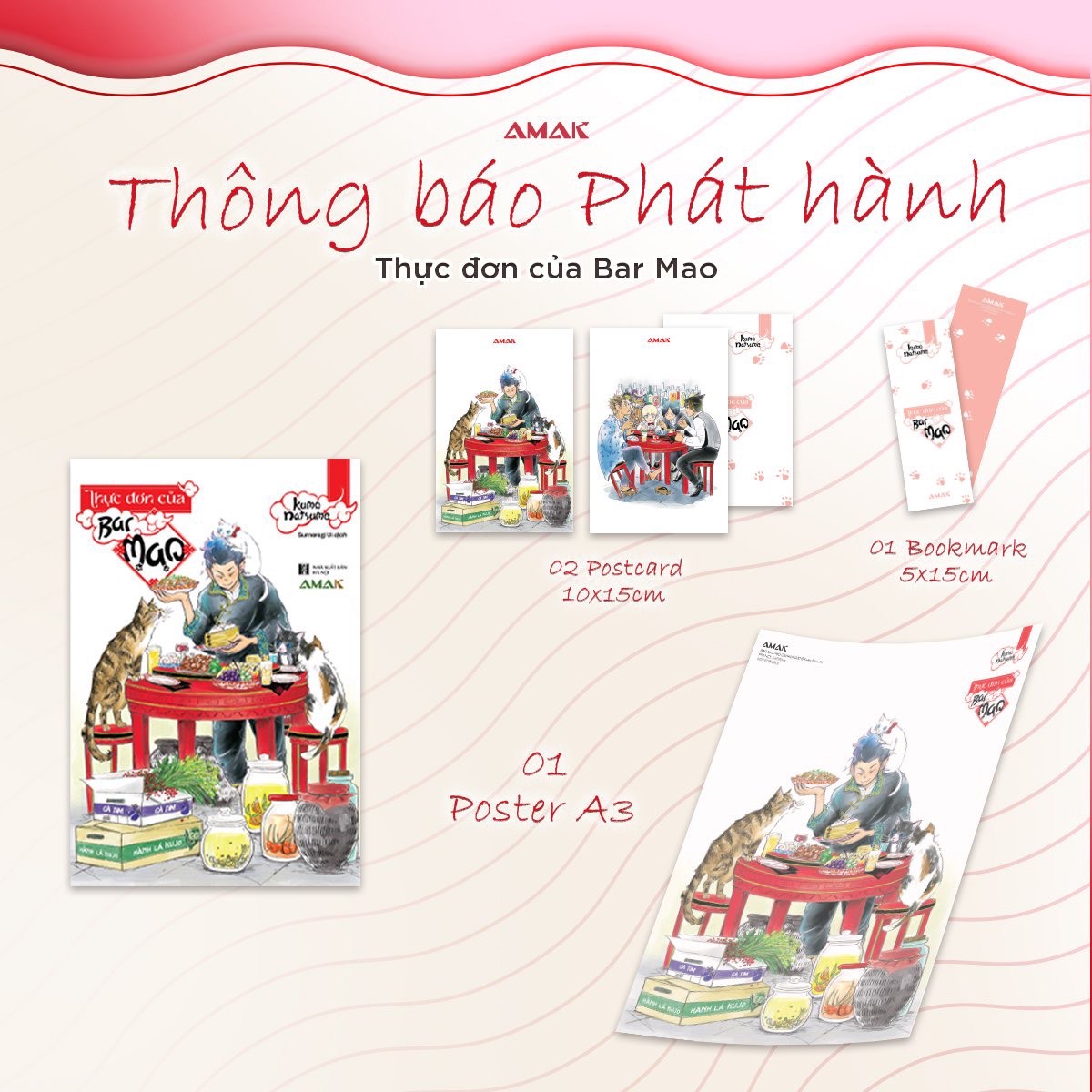 Thực Đơn Của Bar Mao - Tác giả: Kumo Natsume - Amakbooks