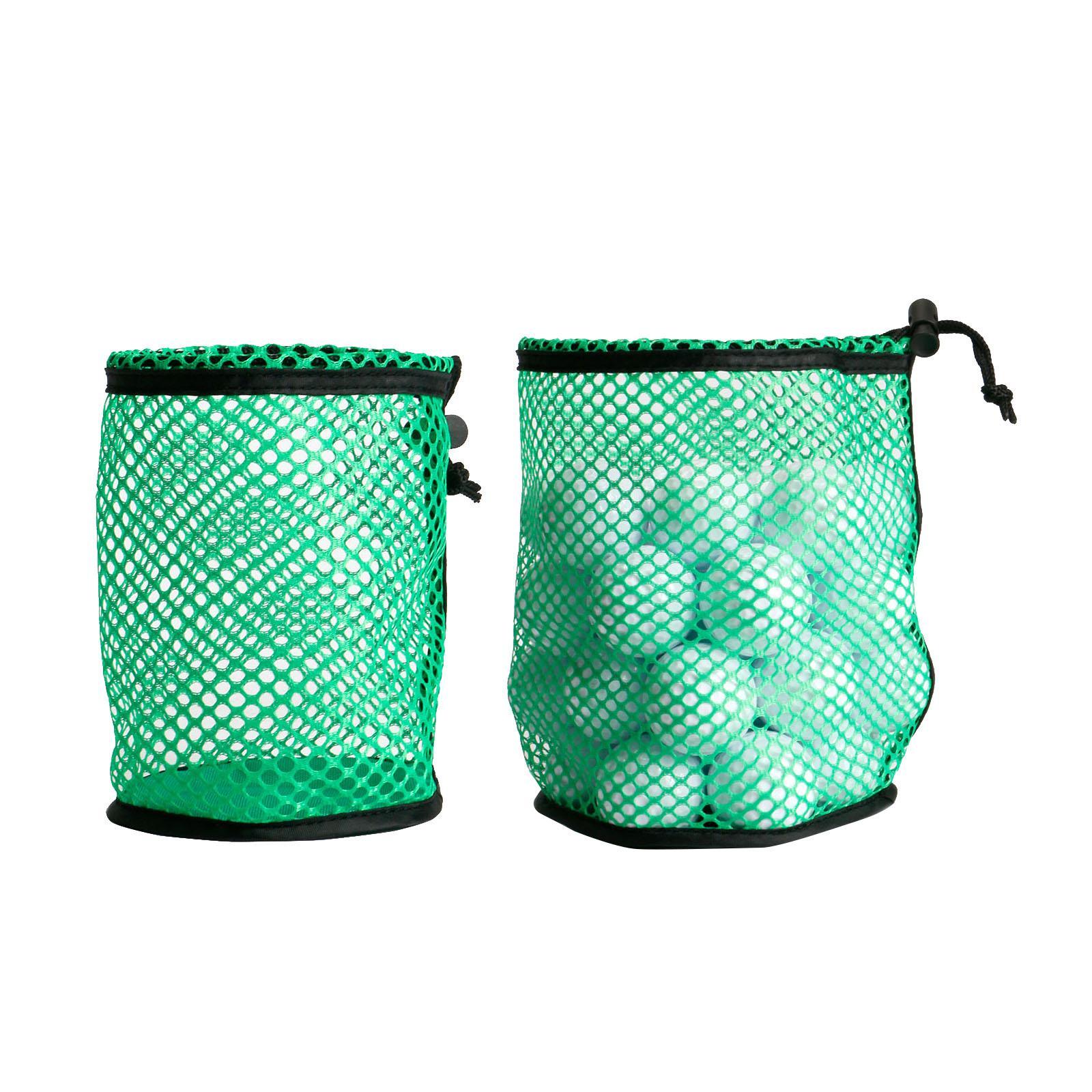 Nylon Golf Ball Storage Bag, Net Pouch Carrying Holder Organizer for Tennis