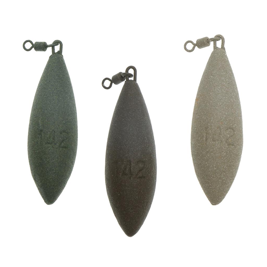 Fishing Weight Lead Sinker Drop Hook Plummet Terminal Tackle Tool Green