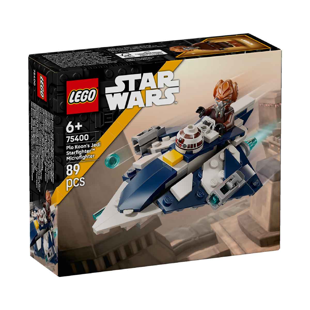 LEGO STAR WARS 75400 Đồ Chơi Lắp Ráp Chiến Đấu Cơ Jedi Của Plo Koon (89 chi tiết)
